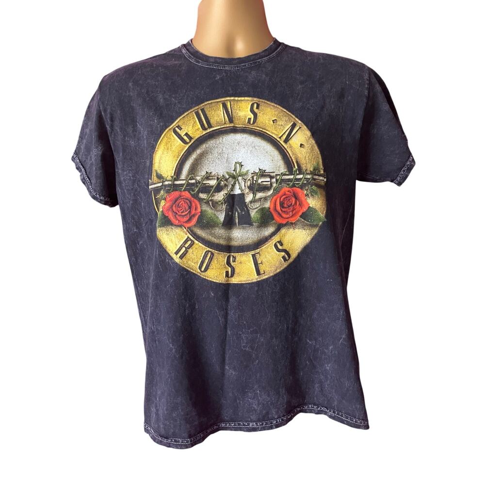 Bravado Distressed Band Style Tee Small Faded Black Gray Vintage Wash Shirt Men